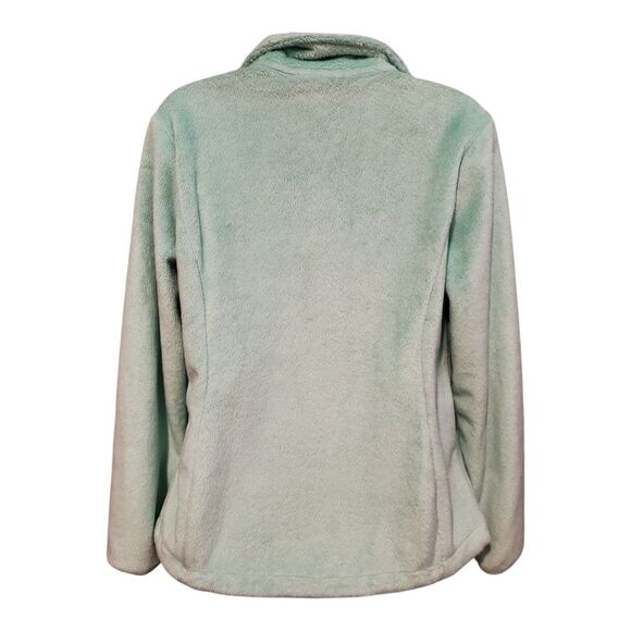 Free Country Live in It Women's Mint Green Zip Up Fleece - Petite Small - 0259 - Picture 2 of 10